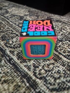 Needoh Cool Cube Blue Cubed Fidget Toy Cube Foam